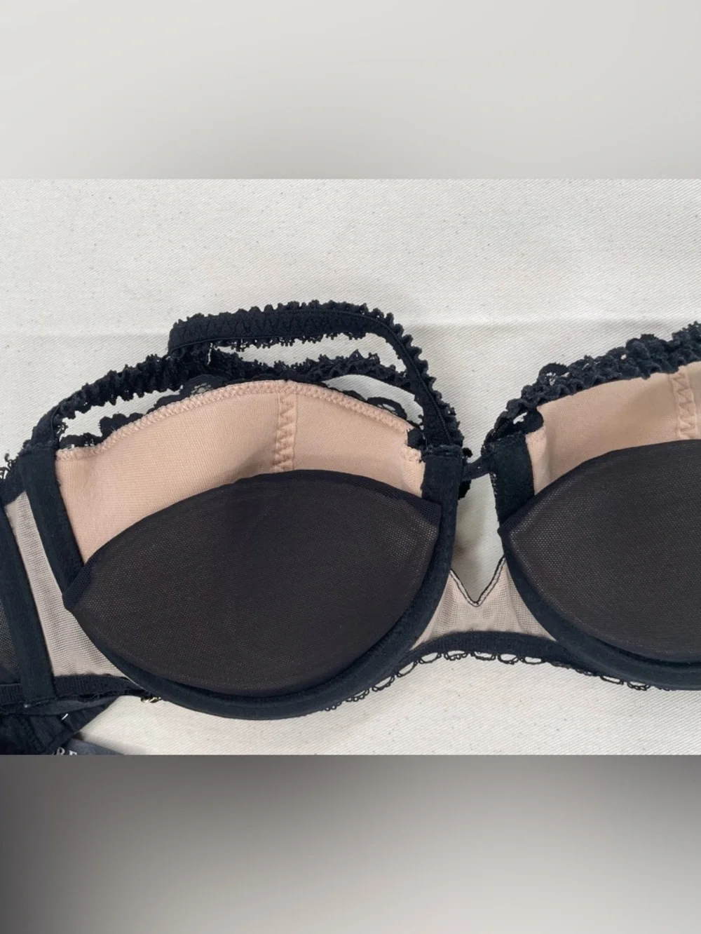 Adore Me Kimmy Push Up Balconette Lace Bra
